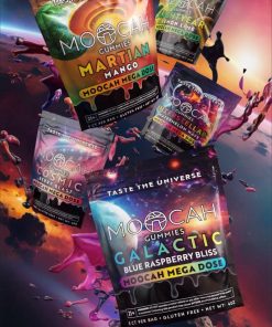 MOOCAH Mega Dose Interstellar Watermelon Wave Gummies