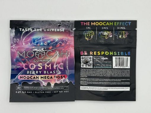 MOOCAH Mega Dose Cosmic Berry Blast Gummies