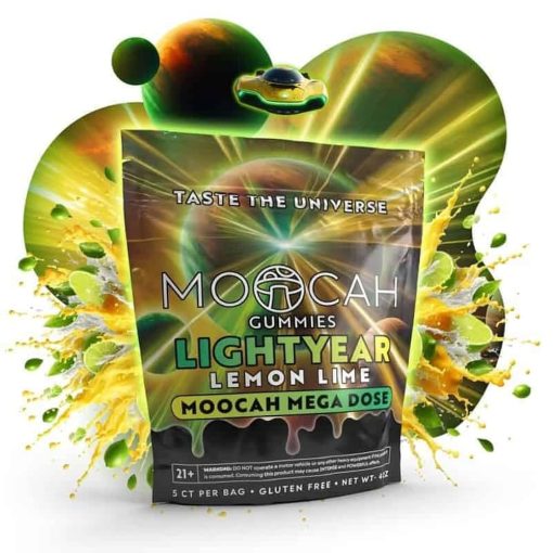 MOOCAH Mega Dose Lightyear Lemon Lime Gummies 15000mg