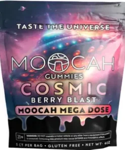 MOOCAH Mega Dose Cosmic Berry Blast Gummies