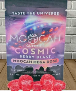 MOOCAH Mega Dose Cosmic Berry Blast Gummies
