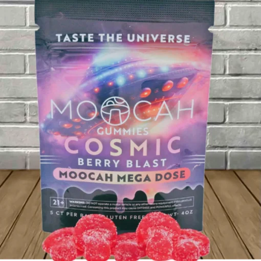 MOOCAH Mega Dose Cosmic Berry Blast Gummies