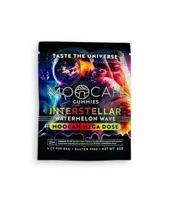 MOOCAH Mega Dose Interstellar Watermelon Wave Gummies