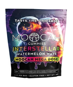 MOOCAH Mega Dose Interstellar Watermelon Wave Gummies