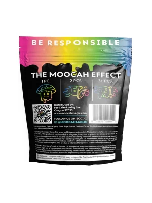MOOCAH Mega Dose Galactic Blue Raspberry Bliss Gummies