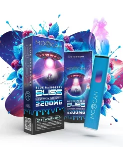 MOOCAH Vape Blue Raspberry Bliss 2200mg