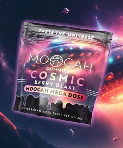 MOOCAH Mega Dose Cosmic Berry Blast Gummies