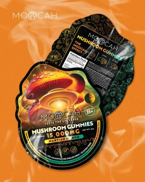 MOOCAH Mega Dose Martian Mango Gummies 15000mg
