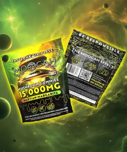 MOOCAH Mushroom Sour Alien Apple 15000mg Gummies